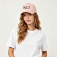 thumbnail image 2 of XIAOCHA Women's Printed Support Squad Baseball Cap Adjustable Charity Trucker Hat Gathering Dad Hat,Pink, 2 of 4