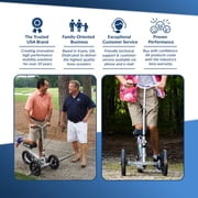 KneeRover PRO All Terrain Knee Scooter with Shock Absorber for Leg and Foot Surgery