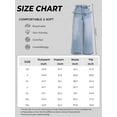 thumbnail image 5 of EMMIOL Women's Wide Leg Jeans Mid Rise Baggy Jeans Y2K Vintage Straight Leg Boyfriends Denim Pants Fall Casual/Street Clothes, 5 of 7