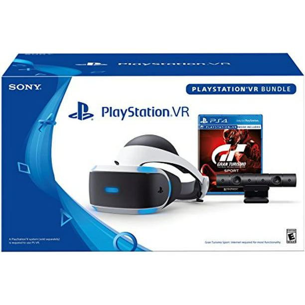 PlayStation VR Racing Bundle (4 Items): PlayStation VR Headset, PSVR Camera, PSVR Gran Turismo Bundle Game, PSVR Wipeout Omega Game - Walmart.com