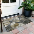 thumbnail image 6 of Addison Rugs Chantille Indoor/Outdoor Transitional Organic Brown Washable Rectangle Rug, 1'8" x 2'6", 6 of 6
