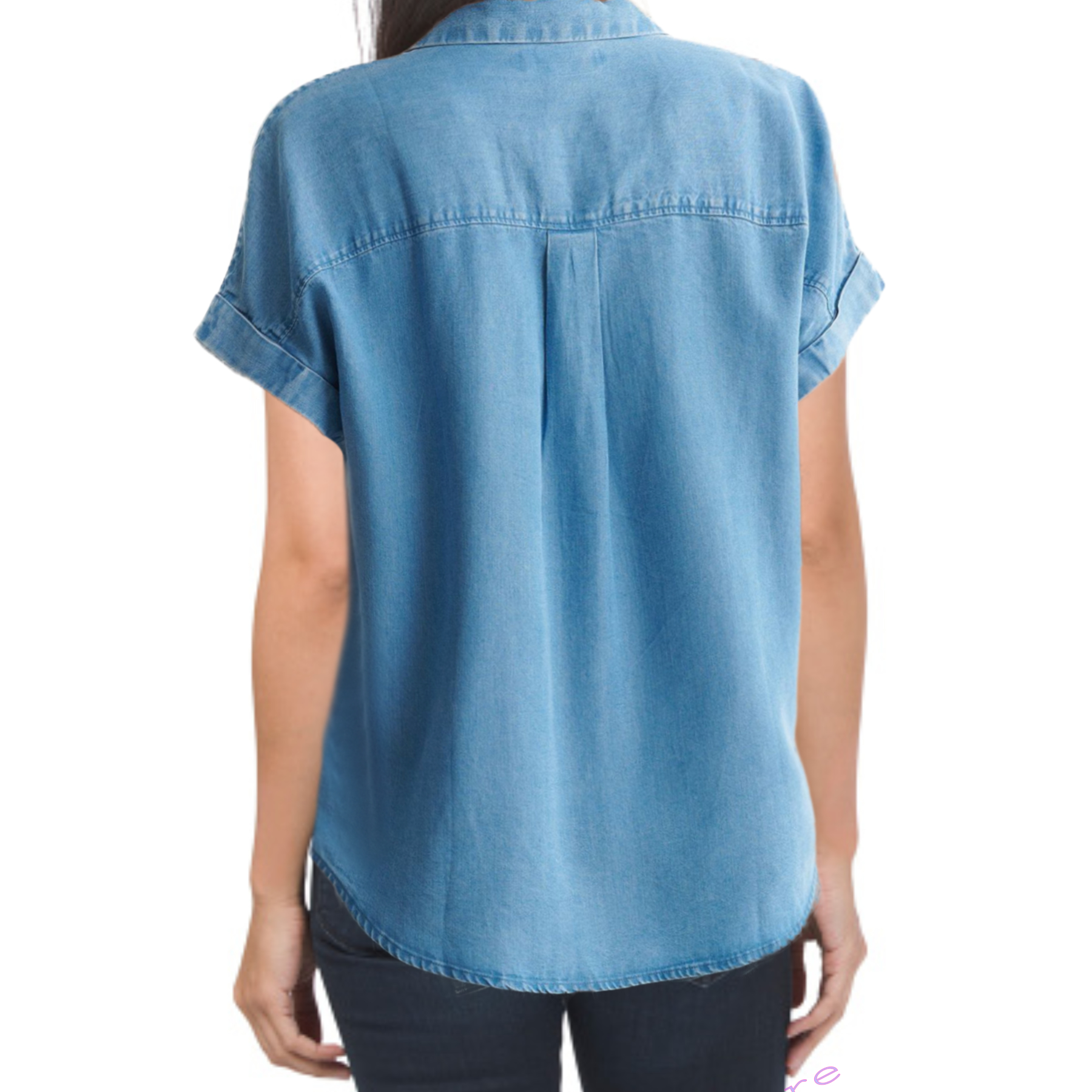 Lucky Brand Denim Shirt Für Mädchen – Button-Down Hemd Aus Weichem Denim, Vielseitig Kombinierbar