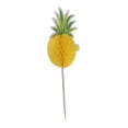 thumbnail image 2 of Pineapple Cake Topper, 12 Pieces Paper Cupcake Picks Tropical Themed Birthday Parties Supply Decoration, 2 of 6