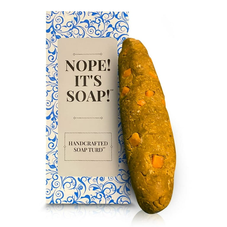 1 Poo Soap / Poop Soap / Gag or Prank Gift - Handmade Soap - Gold 