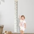 thumbnail image 4 of TIELUTT Growth Chart For Kids Canvas Height Chart Ruler Removable Hanging Wall Ruler Measurement Corner Fence Post Bracket Woodworking Punch Locator 4ft Metal Fence Post Survey Marker T Posts for Fen, 4 of 6