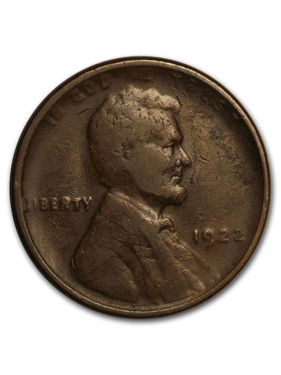 1922 Lincoln Cent VF (Strong Reverse, no D)