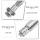 thumbnail image 3 of BESTYASH 25Ud Anclajes Huecos Para Drywall Y Paredes De Galvanizado Para Fijación Resistente Y Duradera, 3 of 8
