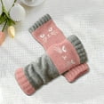 thumbnail image 4 of Cute Fingerless Gloves for Women Knit Cat Gloves Warm Winter Mittens Open Finger Glove for Typing In Cold Office, 4 of 7