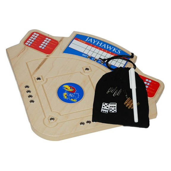 Kansas Jayhawks Handcrafted Baseball Board Game from Across the Board