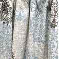 thumbnail image 4 of Home Soft Things Printed Microfiber Curtain - Marina 2 Piece Set - Dark Grey Granite - 60" x 84", 4 of 7