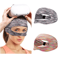 thumbnail image 5 of Eye Mask For Meta Oculus Quest 2 Sweat Band VR Glasses Cover Breathable Virtual Reality Headset For Quest 2 Accessories Purple, 5 of 6