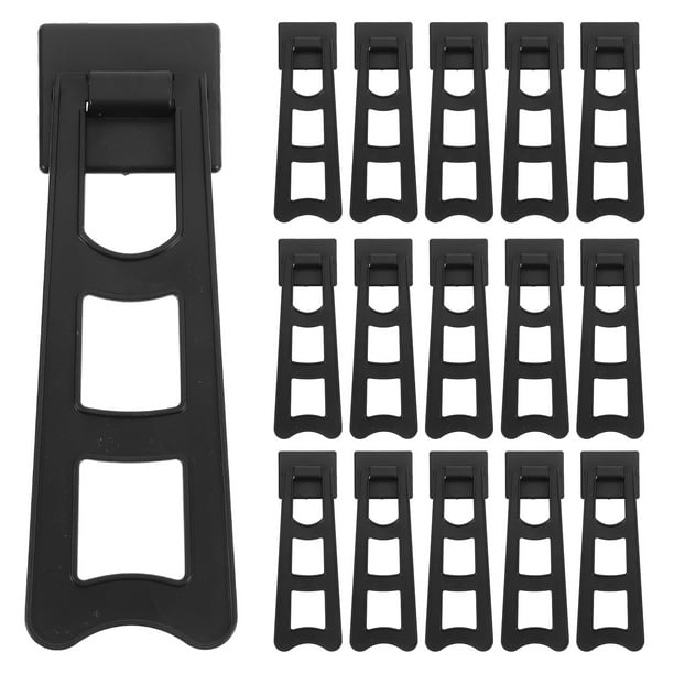 20 piezas de soporte trasero de plástico para marco de fotos, caballete para marco de fotos, soporte trasero para marco de fotos