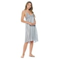thumbnail image 3 of Casual Nights Women's Satin Lace Camisole Nightgown, 3 of 5