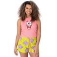 thumbnail image 1 of SpongeBob SquarePants - Juego de Pijama de Patricio Estrella para Mujer (Rosa, Amarillo), 1 of 2