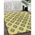 thumbnail image 3 of Ahgly Company Machine Washable Indoor Rectangle Transitional Sun Yellow Area Rugs, 7' x 10', 3 of 7