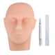 thumbnail image 1 of Sutura de piel, modelo Facial, molde de cabeza, accesorio de práctica de entrenamiento de cirugía de silicona suave, 1 of 8