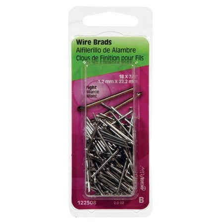 Hillman 18 Ga. x 7/8 in. L Bright Steel Brad Nails 1 pk 2 oz. - Case Of: 6; Each...