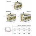thumbnail image 2 of Bee Daisy Small Toaster Cover 2 Slice, Kitchen Appliance Covers, Eucalyptus Leaves Botanical Love Plaid Toaster Oven Cover with Loop, Bread Machine Cover Polyester Dust Cover Protection, 2 of 4