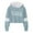 Light Blue, variant on AFDOENT Girls Sweatshirt Teen Kids Girl Letter Long Sleeve Tie Dyed Short Hoodies Sweatshirts Pullover Tops Clothes Children Fashion Clothes