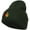 Olive, variant on Rasta Leaf Embroidered Long Beanie - Olive OSFM