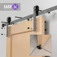 thumbnail image 2 of ATT Hardware 8FT Oil Rubbed Bronze Interior Sliding Barn Door Hardware-Sturdy&Smooth-Modern Antique Style, 2 of 5