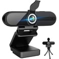 thumbnail image 1 of Webcam HD 1080p ,Live Streaming HD Camera with Stereo Microphone, PC Desktop or Laptop USB Webcam with 110 Degree View Angle, for Switch 2,Video Calling, Recording, Conferencing, Streaming, Gaming, 1 of 9