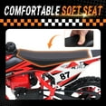 thumbnail image 4 of 49cc 4-Stroke Kids Dirt Bike, Gas Powered Mini Dirt Bike with 10" Tires, Front & Rear Disc Brakes, Pull Start, Max Speed 22 MPH, 132 lbs Capacity, Off-Road Motorcycle for Youth, 4 of 8
