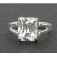 thumbnail image 2 of Cubic Zirconia Sterling Silver Ring Size 6.5 Caz Ladies Adult Female Women, 2 of 3