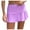 Purple, variant on EDFBUYKRS Female Skirts Fall Skirts for Women Midi Length Women's Casual Fashion Solid Color Pleated High Waisted Midi Skirt