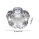 thumbnail image 3 of Candelabro de cristal | Diseño transparente de 5 pétalos para velas de té | Decoración romántica para mesas de comedor, centros de mesa de bodas y fiestas, 3 of 7