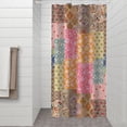 thumbnail image 2 of Pioneer Flower Floral Print Pattern Shower Curtain 36"x72" ,Bathroom Decorative Shower Curtains Set with 12 Hooks,Modern Waterproof Washable Shower Curtain, 2 of 6