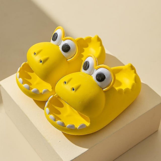 Kids Dinosaur Slippers Non-slip Shower Bathroom Slippers Soft Summer Slide Sandals For Girls And Boys