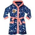 thumbnail image 2 of Spirit Girls Bathrobe Navy Sizes 2T-6, 2 of 3
