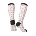thumbnail image 4 of Fotbe Floral Strawberr print Women's Men's Novelty Crew Socks Cotton Socks Knee High Socks for Walking,Running,Nurses,Pregnancy, 4 of 9