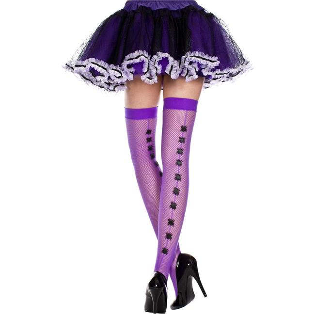 Music Legs 4911-PURPLE-BLACK Spider 