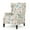 Light Beige, variant on Noble House Allan Standard Fabric Wingback Pushback Recliner, Light Beige
