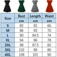 thumbnail image 2 of Casual Dresses for Women A Line Cap Short Sleeve V Neck Solid Color Summer Swing Dress, 2 of 3