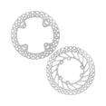 thumbnail image 3 of Freno de Disco, 240 mm/9.45in sin fallado 1 par de desgaste del rotor resistente a la moto para moto, 3 of 7