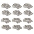 thumbnail image 3 of 12pcs Cajas de dulces Caja de regalo de boda Caja decorativa Favor de fiesta Cumpleaños Plata Sunnimix Cajas de dulces para bodas, 3 of 8