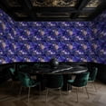 thumbnail image 5 of Peel and Stick Wallpaper Leopard Vibrant Flowers Under Mystical Moonlight Wall Mural 23.6in x 9.8ft Self Adhesive Removable Wall Paper Renter Friendly Wallpaper for Bedroom Cabinets Maximalism Decor, 5 of 8