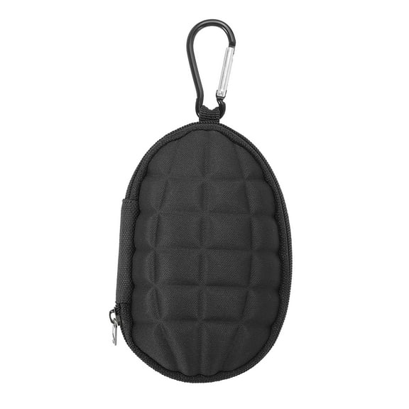 Uxcell Billiard Accessories Storage Bag, Chalk Case Bag Portable Coin Purse, Black