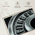 thumbnail image 6 of Elephant Stock Gym Barbell Plate Wall Art - Horizontal Canvas Wall Art - Living Room Wall Decor - Sports Canvas - Black And Silver Decor - 12" x 8", 6 of 8
