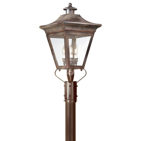 Troy Lighting Oxford 3-LT Post Lantern - Natural Rust - P8934NR
