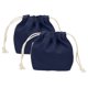 thumbnail image 1 of Uxcell 2 Pcs Bolsa de Maquillaje con Cordón, Bolsa Cosmética de Lona de 4.7" para Mujeres, Organizador de Artículos de Tocador para Viajes, Accesorios de Tocador, Azul Marino, 1 of 7