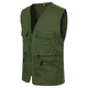 thumbnail image 4 of Chaleco de algodón informal para hombre, chaleco multibolsillos, chaleco de fotografía, ropa de trabajo de pesca, 4 of 5