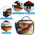 thumbnail image 3 of Herdesigns Phoenix Bird Large Backpack Set with Lunch Box Lightweight Water Resistant Travel Laptop Backpacks Casual Daypacks for Women Men, 3 of 8