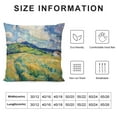 thumbnail image 6 of Acheng  Vincent Van Gogh Pillow Cases Set of 2 Abstract Art Design Cushion Covers Square Decorative Pillow Covers for Famous Painting Fans White, 6 of 6