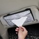 thumbnail image 1 of Soporte para pañuelos de coche, accesorios bonitos ostentosos para coche para mujer, parasol de cuero brillante, servilleta, cosas colgantes con diamantes de cristal, negro ShuxiuWang 8390613408990, 1 of 1