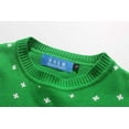 thumbnail image 3 of SSLR Big Boys Ugly Christmas Sweater Fun Holiday Reindeer Pullover Sweater for Kids, 3 of 8