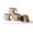 Natural Beige，6 OZ, variant on Ceramic Cappuccino Cups with Handles, Set of 4, 6 oz Clay Espresso Mugs for Double Shots, Small Coffee Cups for Latte, Cafe, Mocha, and Tea (Natural Beige)